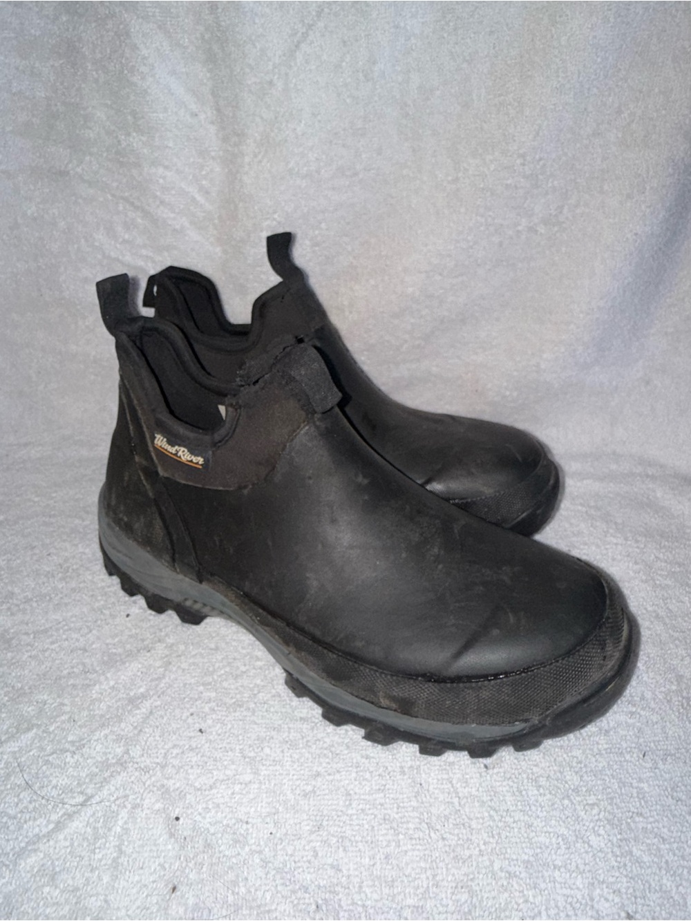 Men's Black Chelsea Rain & Snow Boots -